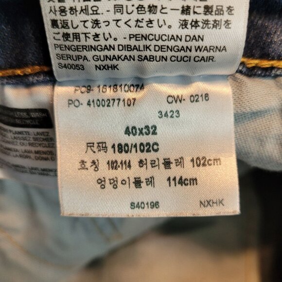 Levi's Jeans Mens 40x32 Measures 40x30 Athletic Taper 541 Medium Light Stretch - Picture 6 of 11